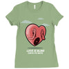 love is blind Ladies Fitted T-Shirt