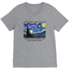 Vincent Van Gogh The Starry Night V-Neck Tee