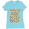 people suck pizza rules Ladies Fitted T-Shirt