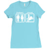 problem l&ouml;sung motorrad fahren  biker fun Ladies Fitted T-Shirt