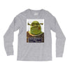 shrek mug shot funny Long Sleeve Shirts