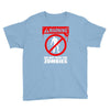 zombie  do not feed the zombies fun Youth Tee