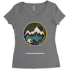 I Hate People Camping Lovers Women's Triblend Scoop T-shirt