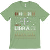 santa libra christmas ugly t shirts T-Shirt