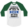 I've Been Called A Lot Of Names But Papa Is My Favorite 3/4 Sleeve Shirt