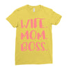 wife boss mom Ladies Fitted T-Shirt