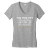 the tree isn't the only getting lit this christmas Women's V-Neck T-Shirt