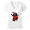 deadpool minion Women's V-Neck T-Shirt