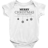 merry christmas and happy new year Baby Bodysuit