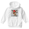 christmas reindeer dabbing Youth Hoodie