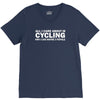 all i care about is cycling and maybe 3 people and food V-Neck Tee