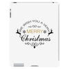 we wish you a very merry christmas iPad 3 and 4 Case