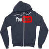 you suck Zipper Hoodie
