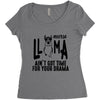 nurse lama Women's Triblend Scoop T-shirt