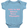 life is all Baby Onesie