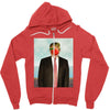 Rene Magritte Parody Impeach Trump Zipper Hoodie