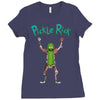 pickle rick Ladies Fitted T-Shirt
