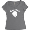 got soul funny retro funk disco afro 70s boogie soul new york Women's Triblend Scoop T-shirt