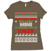 santa only comes once a year mimi is always here to cheer Ladies Fitted T-Shirt