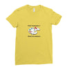 Paint Somerhing it Might Be Wordless Ladies Fitted T-Shirt