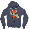 red panda Zipper Hoodie