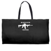 black guns matter Weekender Totes