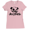 angry panda Ladies Fitted T-Shirt
