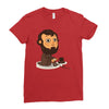 abraham play the game Ladies Fitted T-Shirt