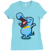 blue crocodile! Ladies Fitted T-Shirt