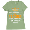 Everybody Relax The Teacher Is Here Ladies Fitted T-Shirt