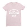 mine tasting team Ladies Fitted T-Shirt