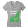 Make Sundays Great Again Shirt Women's V-Neck T-Shirt