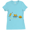 cat olympics Ladies Fitted T-Shirt