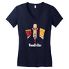 woodfellas Women's V-Neck T-Shirt