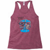 hipster ice cube Racerback Tank