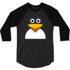 penguin face 3/4 Sleeve Shirt