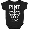 british pint funny Baby Bodysuit