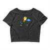 part time job   aquarium Crop Top