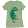 my name is apatosaurus Ladies Fitted T-Shirt