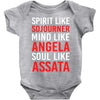 spirit, mind, soul pt Baby Bodysuit