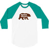 Mama love bear 3/4 Sleeve Shirt