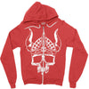 viking skull Zipper Hoodie