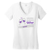 good wine good friends Women's V-Neck T-Shirt
