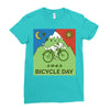 Bicycle Day t-shirt   1943 vintage (albert hofmann lsd) Ladies Fitted T-Shirt