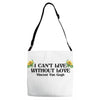 i Can't Live Without Love Vincent Van Gogh Adjustable Strap Totes