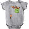 pocket red pandas Baby Bodysuit