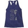 thrones wolf Racerback Tank