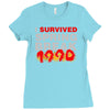 i survived spring break 1990 Ladies Fitted T-Shirt