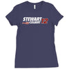 stewart colbert '12 Ladies Fitted T-Shirt
