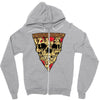 pizza skull Zipper Hoodie